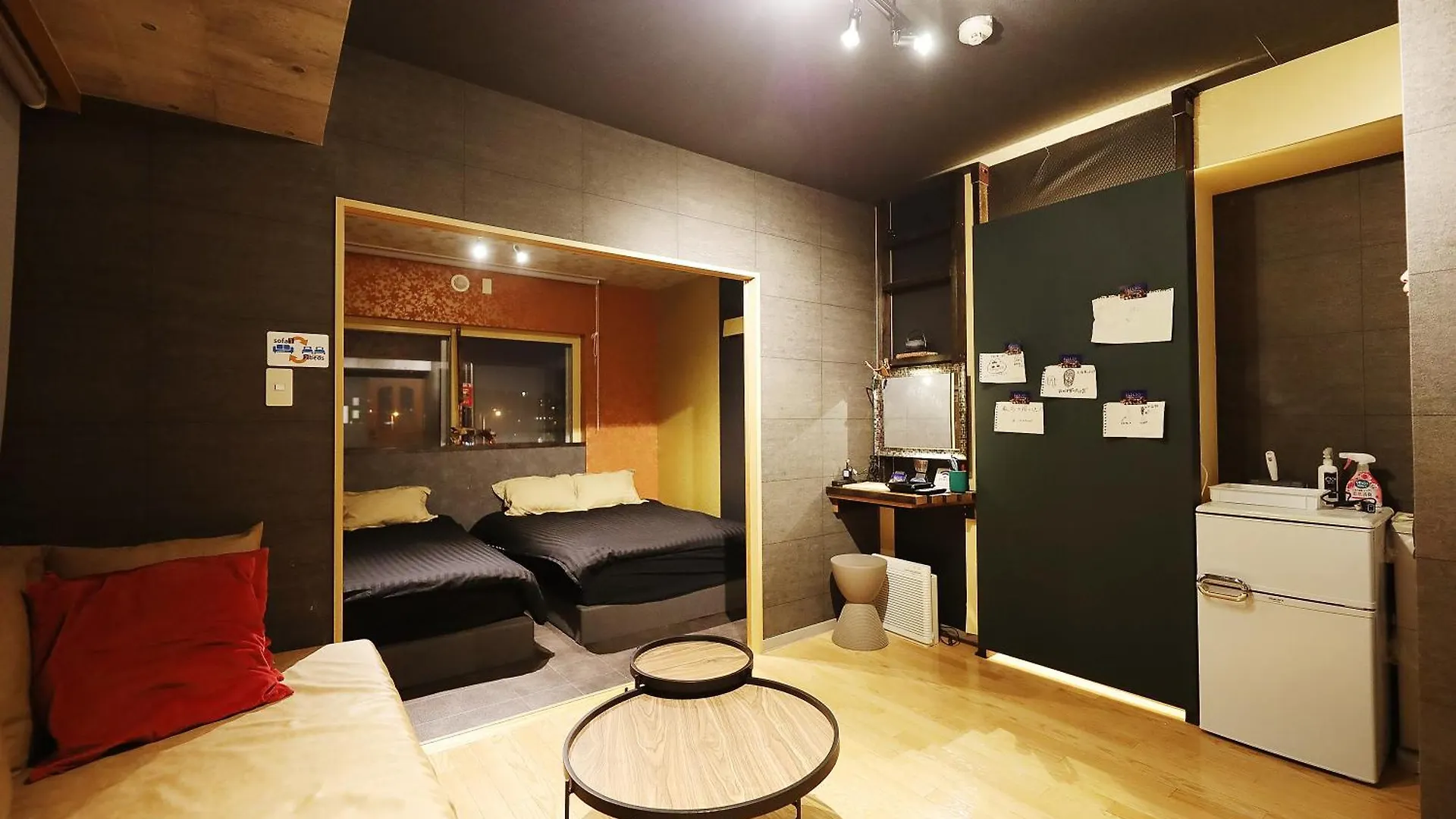 Biosvilla522-Sapporo Susukino Night- 1Room W-Beds2&S-Beds2 6Persons Japonia
