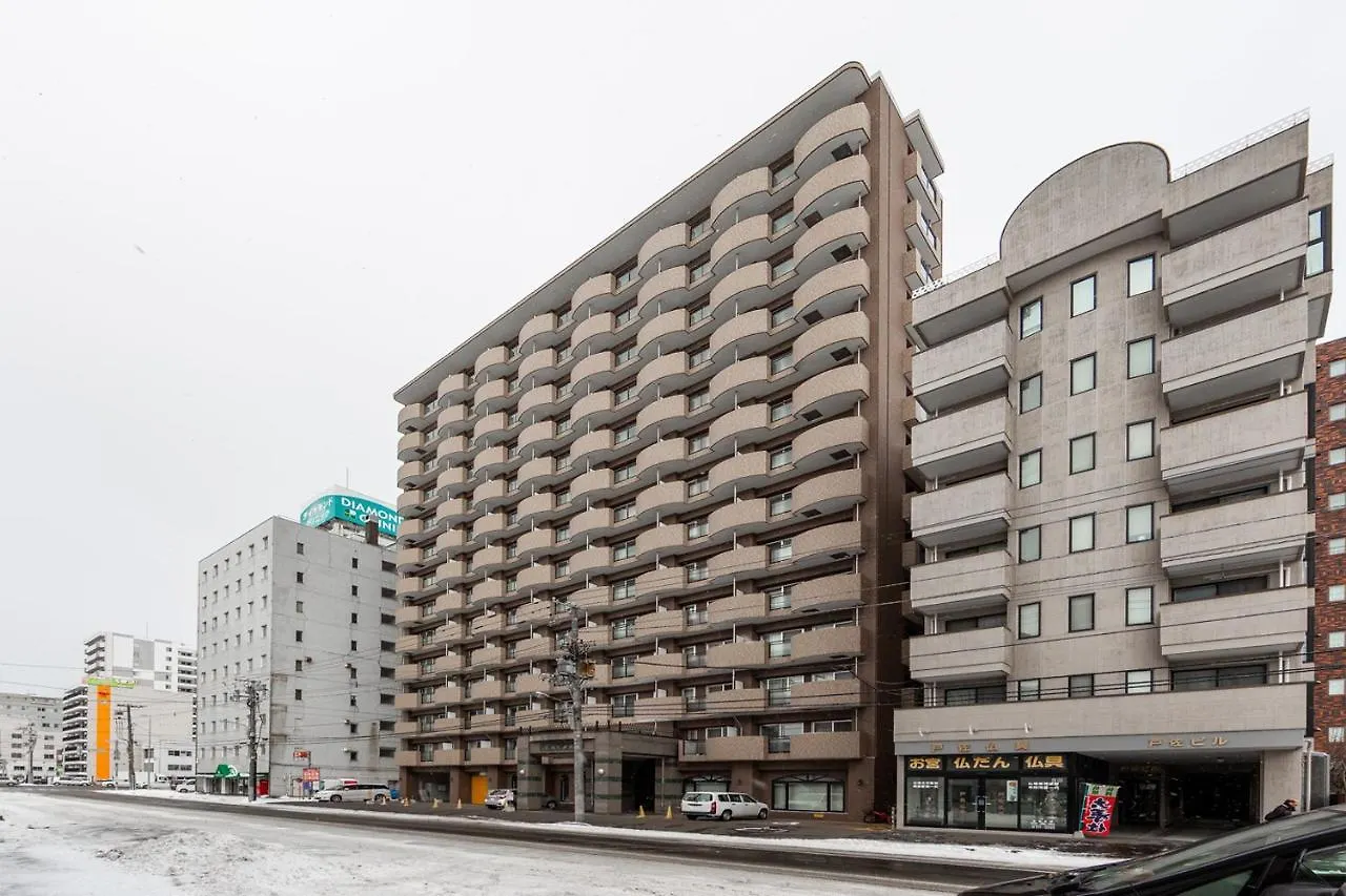Biosvilla522-Sapporo Susukino Night- 1Room W-Beds2&S-Beds2 6Persons Japonia